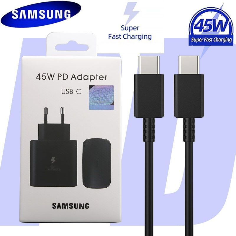 Зарядное устройство для Samsung 45w EP-TA845 + кабель USB Type C/ быстрая зарядка для Samsung 45w (вт) #1