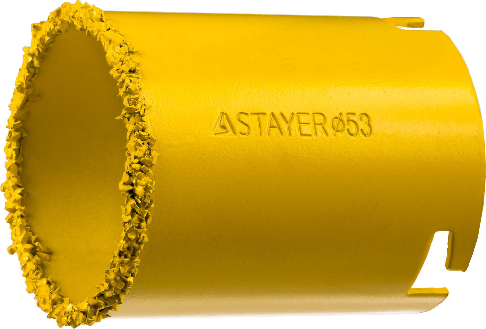 Кольцевая коронка STAYER 53 мм, L 55 мм, карбид вольфрама (33345-53)  #1
