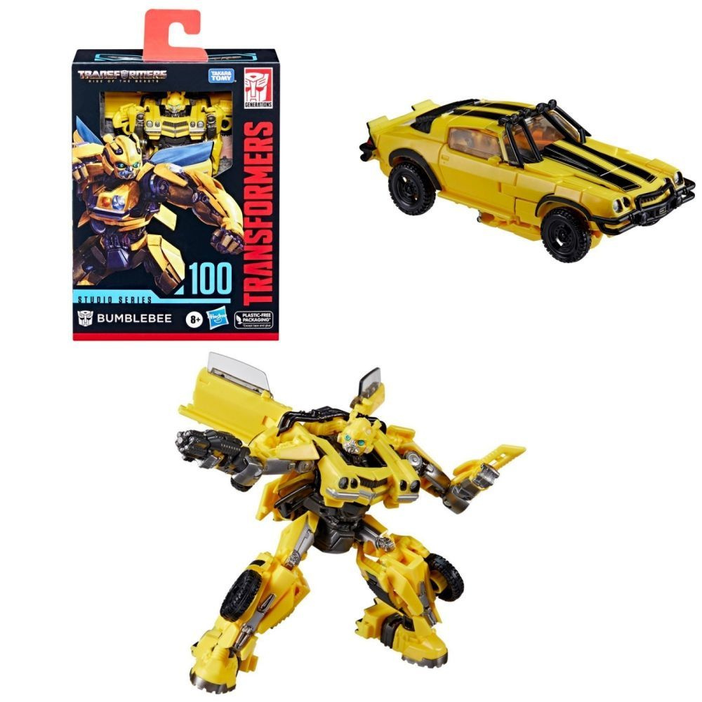 Трансформеры Hasbro Игрушка Studio Series Deluxe SS100 Bumblebee 4.5inch (11.5cm) F7237  #1