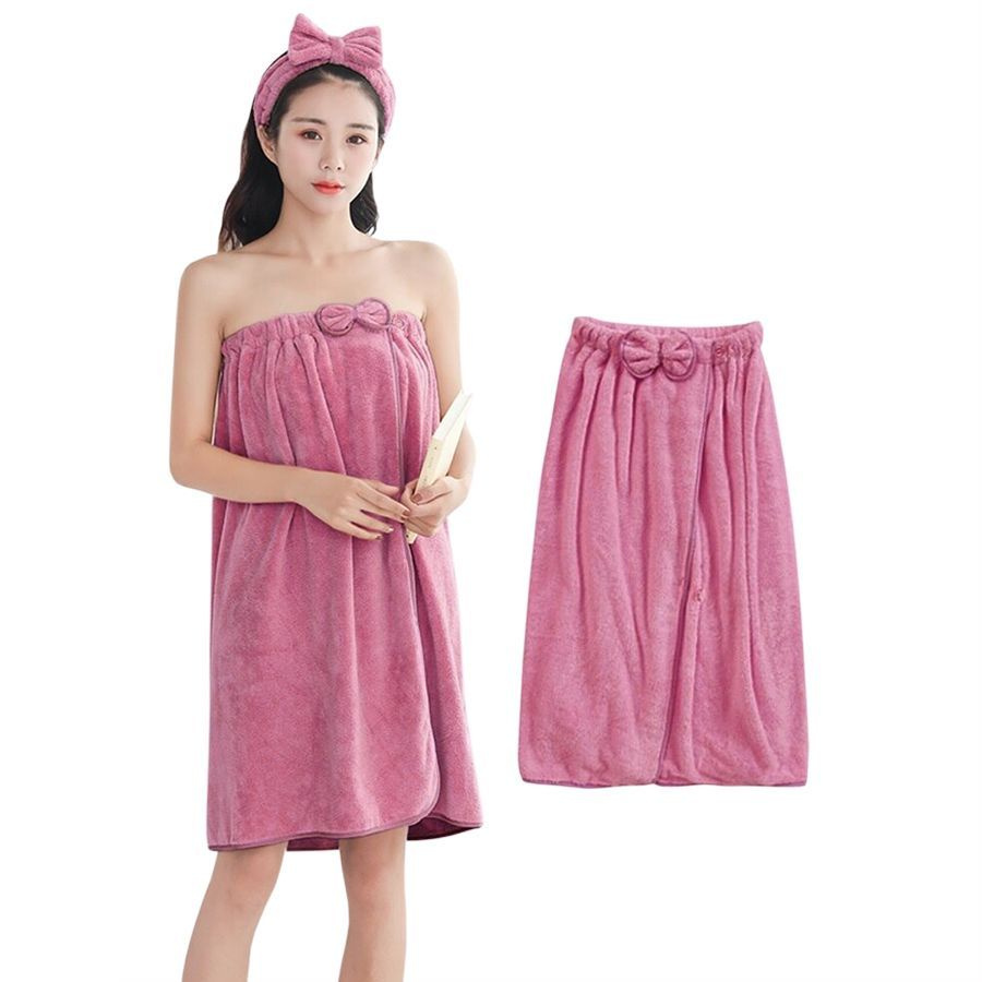 КИЛТ, Женское полотенце из микрофибры 80*150 см брусничный, Баня,подарок  #1