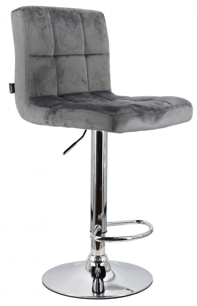 Барный стул Everprof Asti Ткань Серый / со спинкой / для кухни, комнаты, офиса , кафе, ресторана / с #1