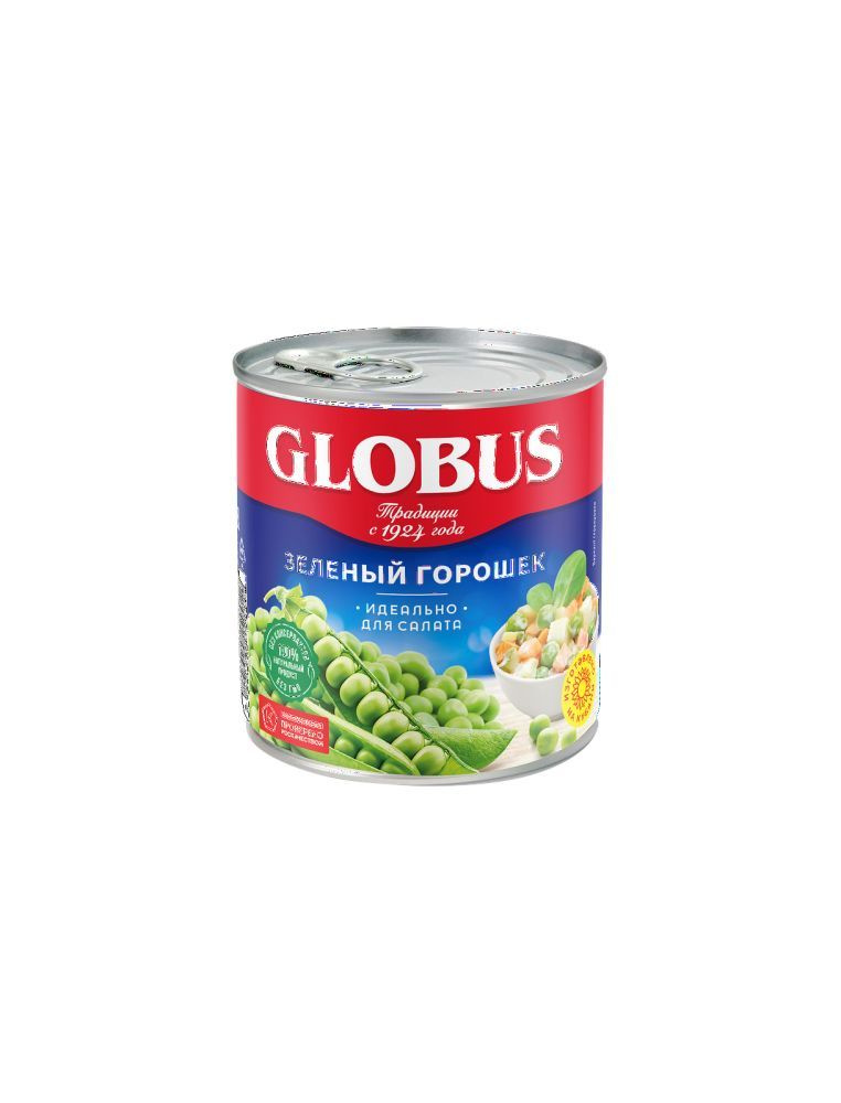 Зелёный горошек Globus 400г - 12шт #1