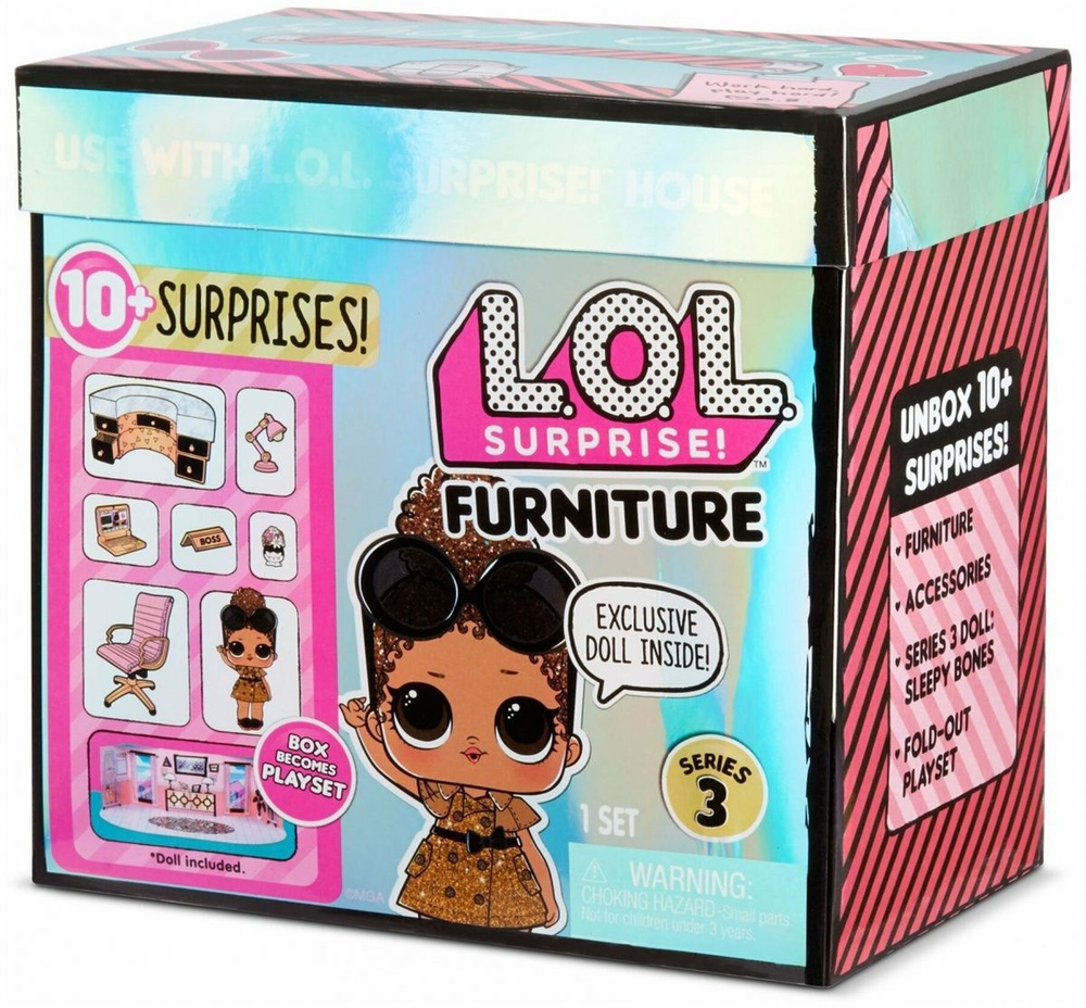 (Офис) Игровой набор L.O.L. Surprise Furniture Серия 3 School Office with Boss Queen, 570042  #1