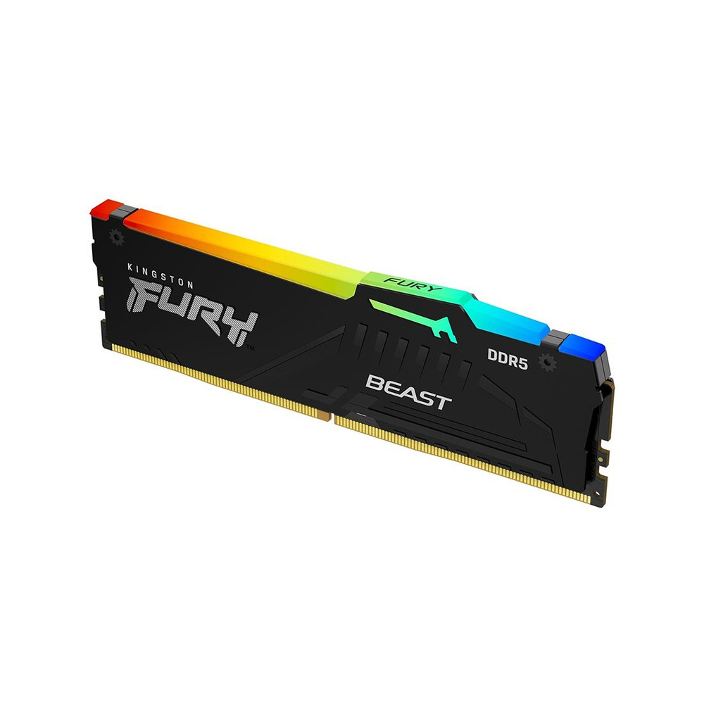 Kingston Оперативная память Модуль памяти Kingston FURY Beast RGB XMP KF560C40BBA-8 DDR5 8GB 6000MHz #1