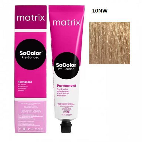 Крем краска MATRIX SoColor Pre-Bonded 10NW, 90 мл #1