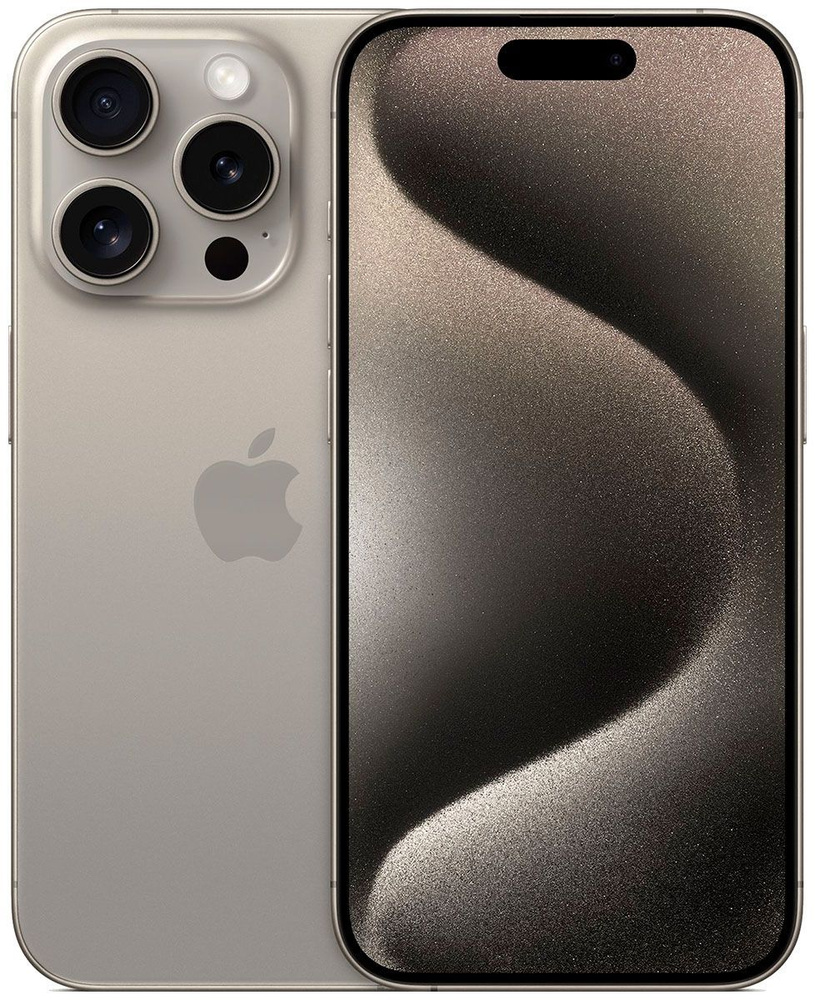 Apple Смартфон iPhone 15 Pro 256Gb титан 8/256 ГБ, серый #1