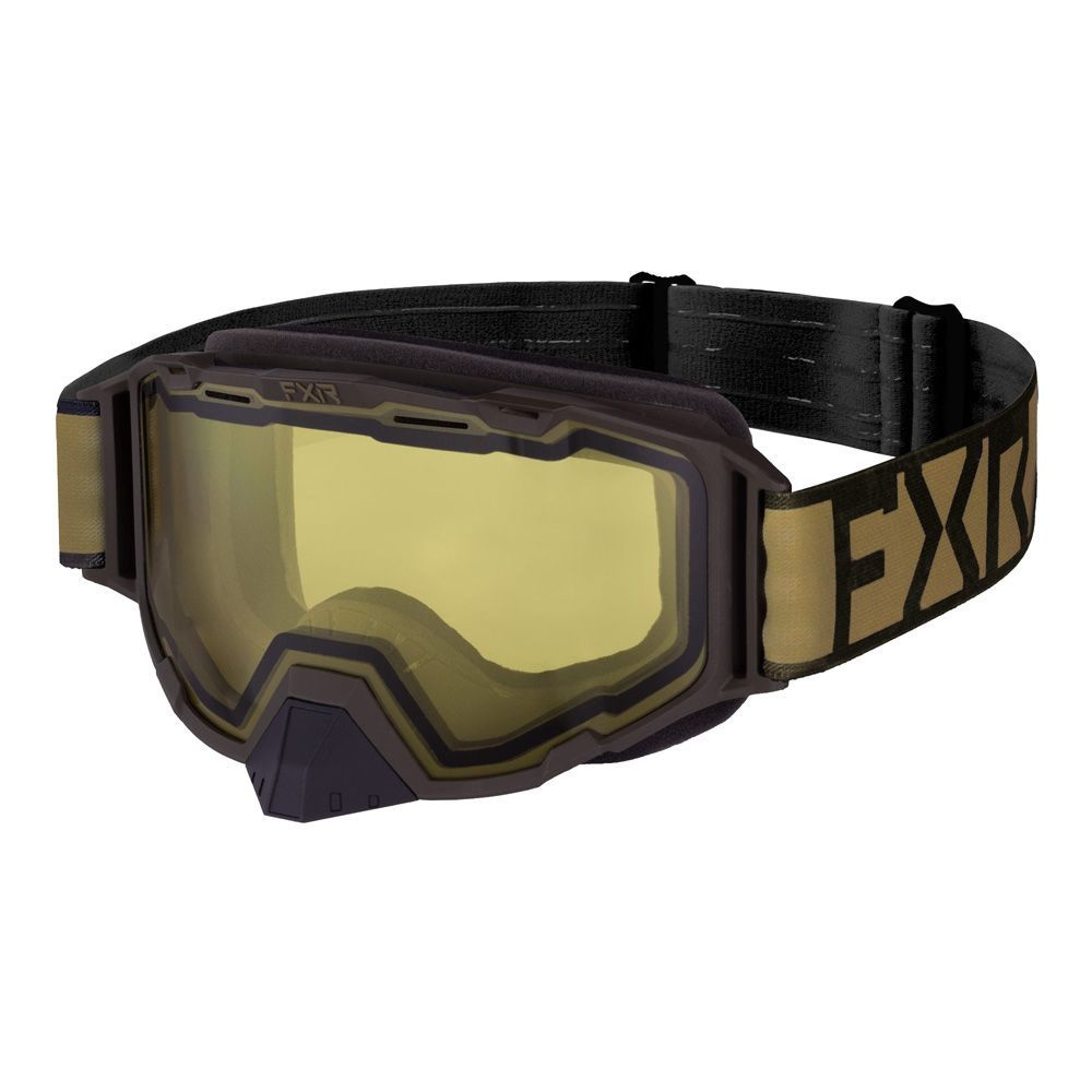 Зимние очки маска для снегохода и мотоцикла FXR Maverick без подогрева, Canvas  #1
