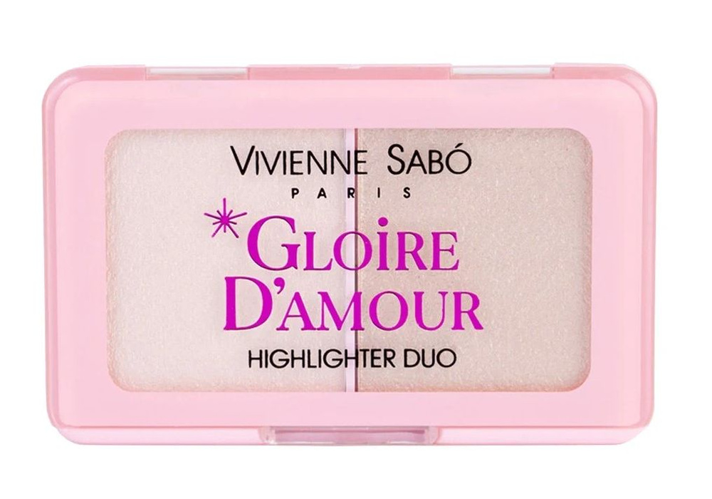 Vivienne Sabo Палетка хайлайтеров Gloire d'Amour, 01 светло-розовый #1