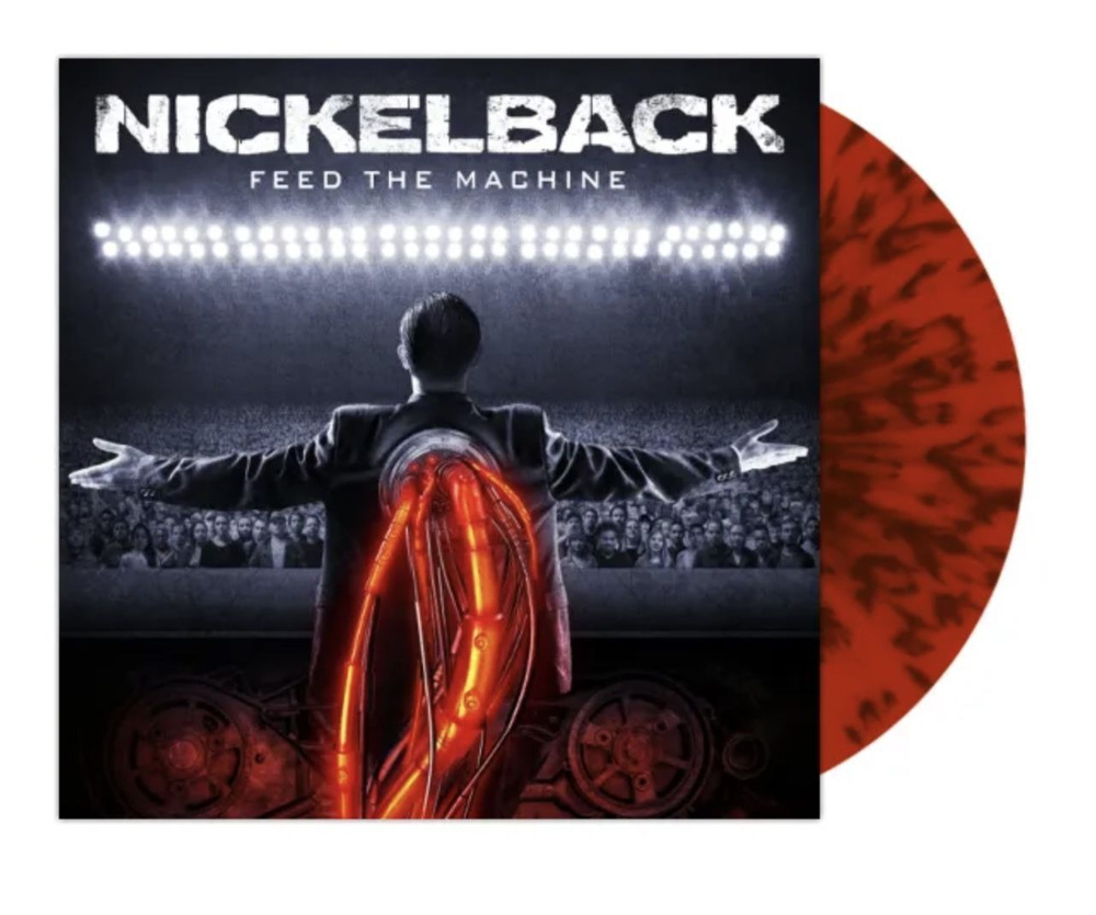 Виниловая пластинка Nickelback. Feed The Machine (Limited Red & Black Marble) (LP) #1