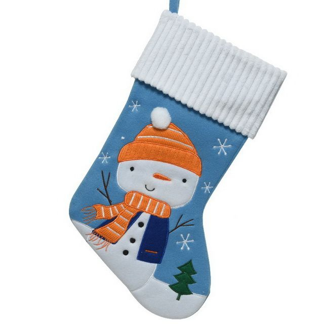 Новогодний носок Снеговичок Джон 45 см #1