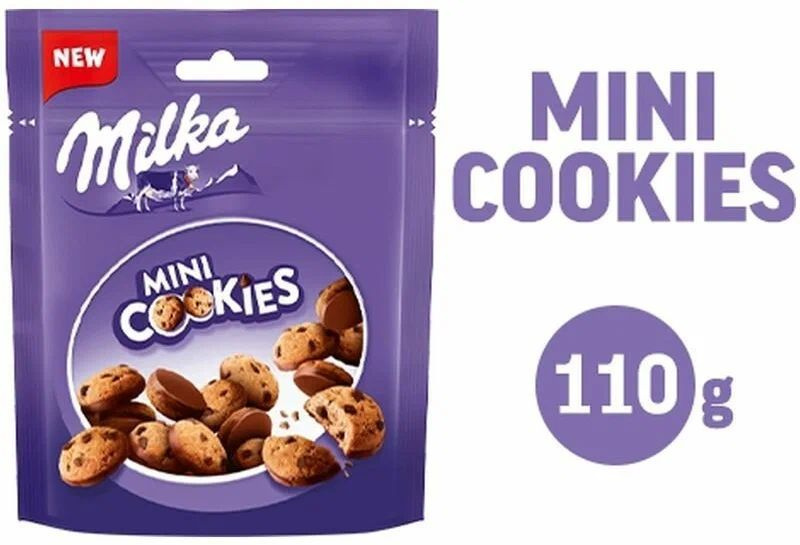 Печенье Milka Mini Cookies 110г #1