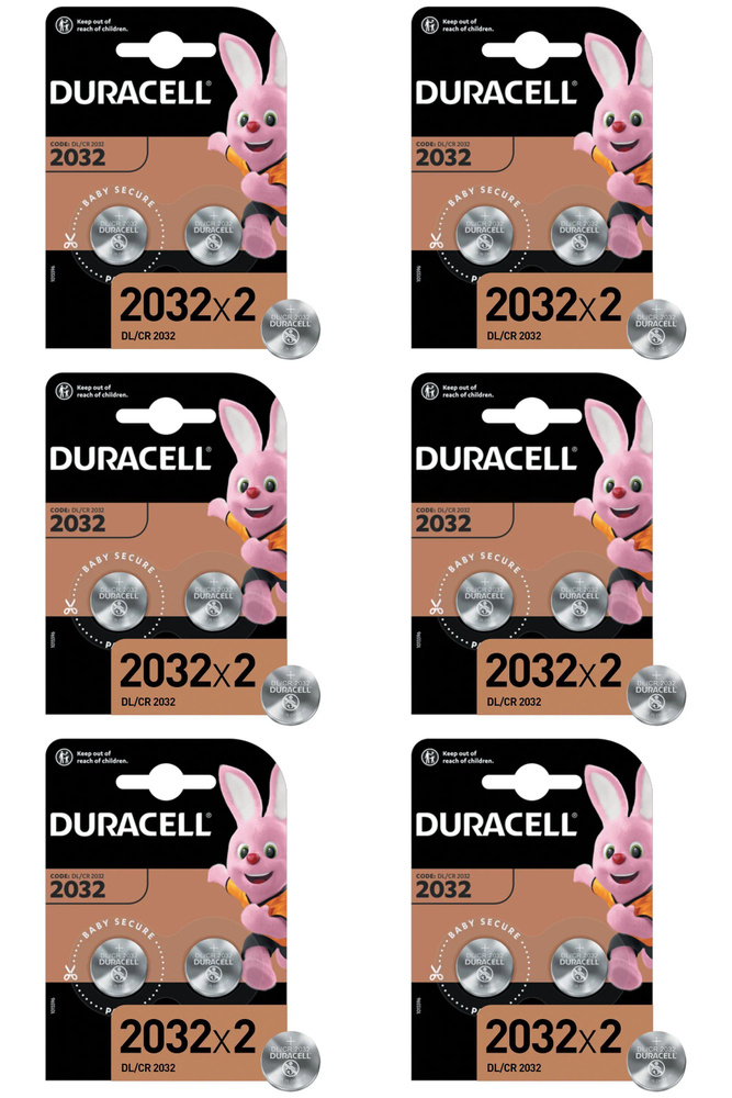 Duracell Батарейка CR2032, Литиевый тип, 1,5 В, 12 шт #1
