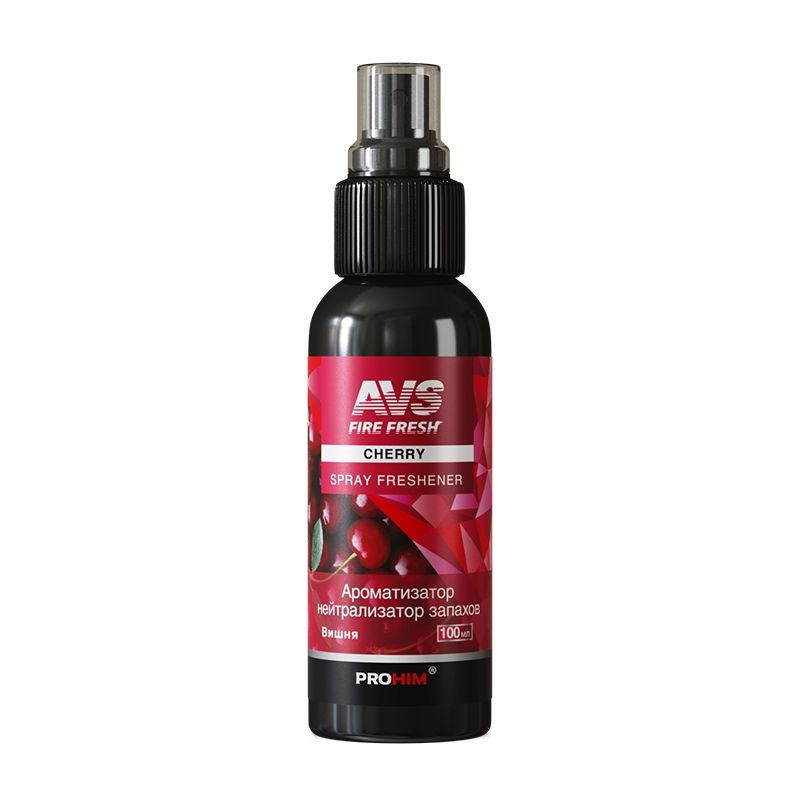 Ароматизатор-нейтрализатор запахов AVS AFS-011 Stop Smell (аром Cherry/ Вишня.)(спрей100мл.)  #1