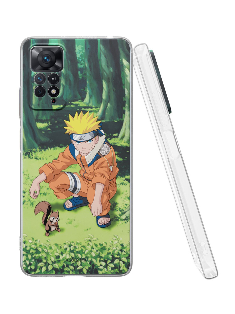 Силиконовый чехол Mobilius для Redmi Note 11 Pro (4G)/Redmi Note 12 Pro (4G) (Редми Нот 11 Про), Naruto: #1