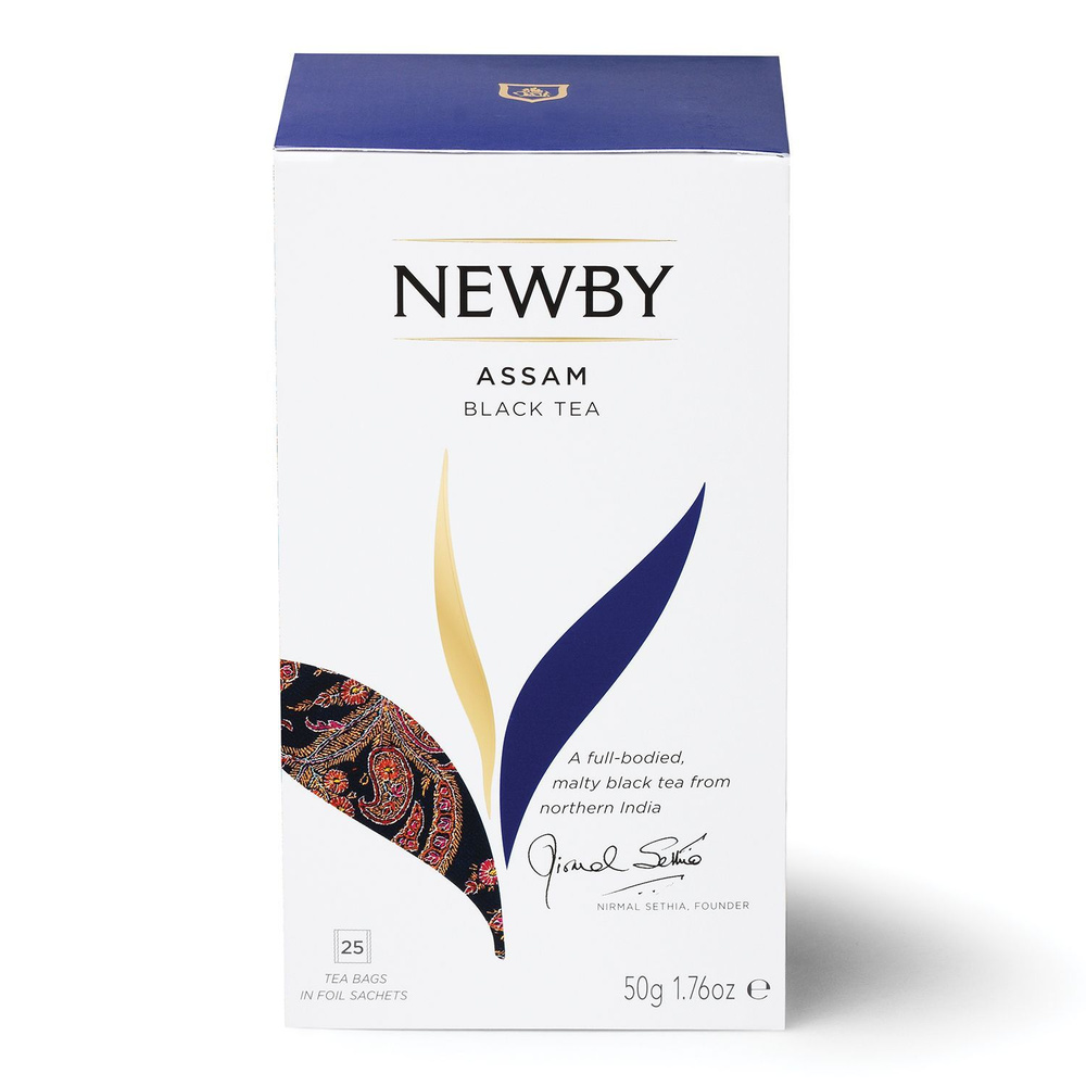 Newby Ассам черный чай в пакетиках, 25 шт #1