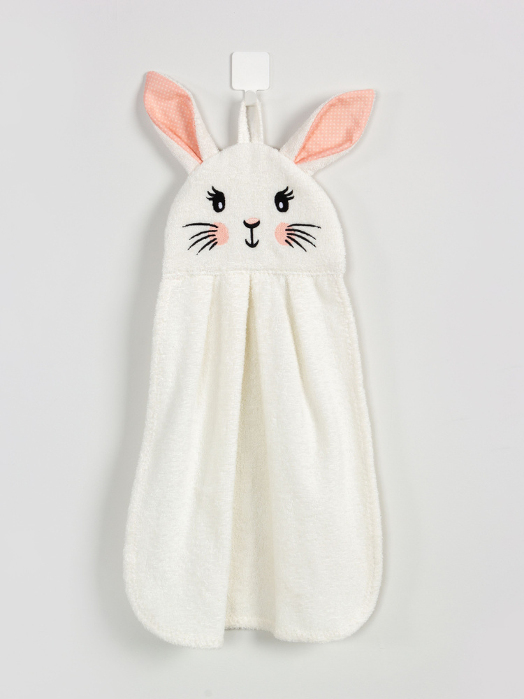 Мини-полотенце Fluffy Bunny "Кролик" Молочный #1