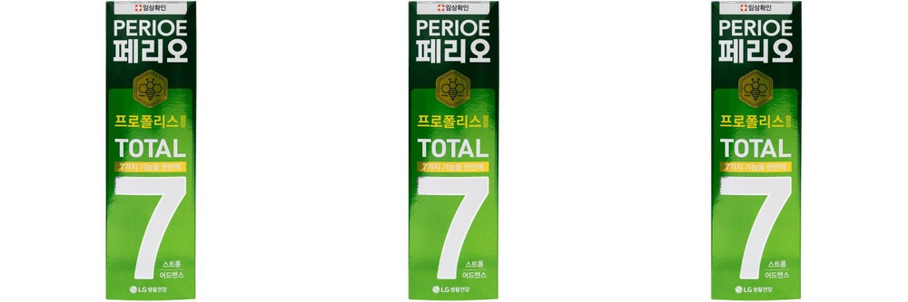 Perioe Зубная паста Total 7 Strong комплексного действия, 120 г, 3 шт  #1