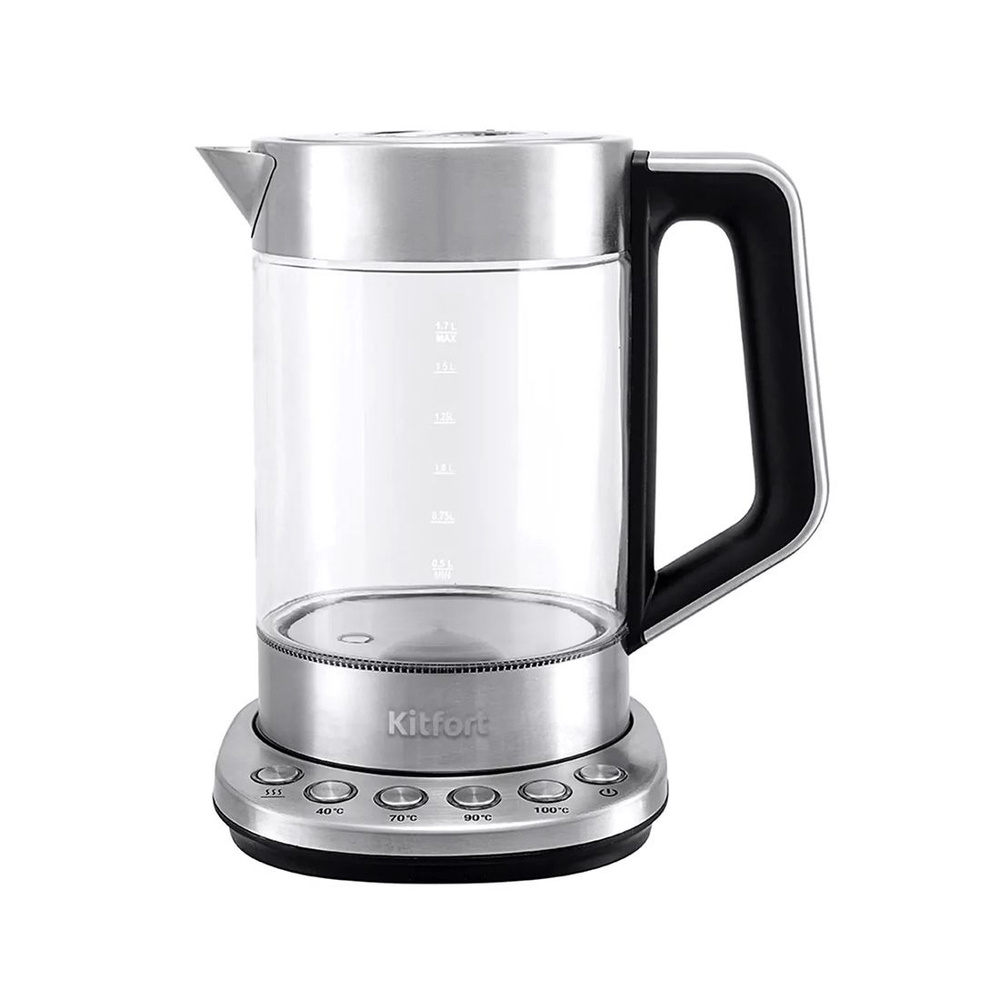 Kitfort Электрический чайник Чайник Kitfort КТ-622, серый #1