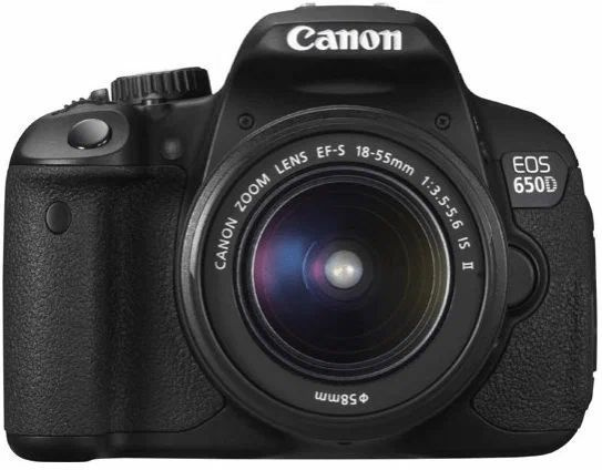 Фотоаппарат Canon EOS 650D Kit 18-55 II, чёрный #1