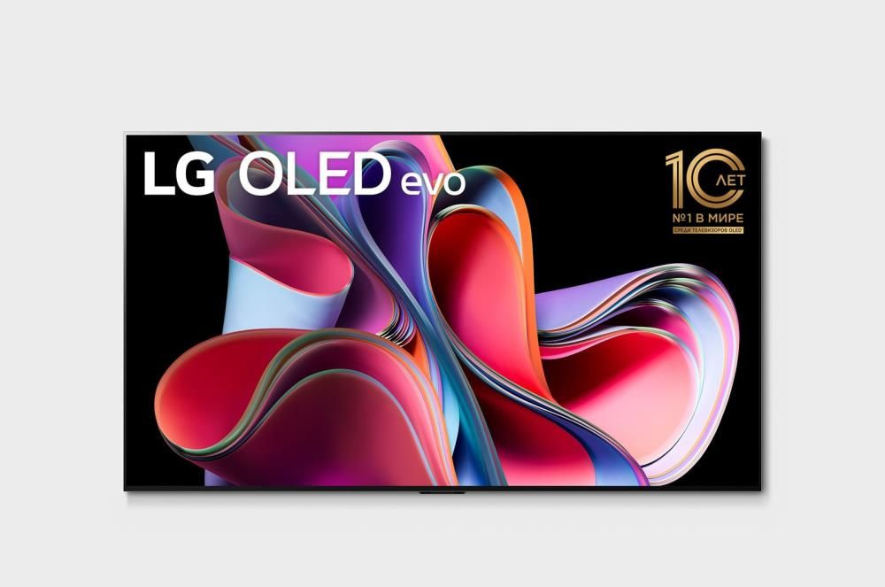 LG Телевизор OLED55G4RLA 55", серый #1