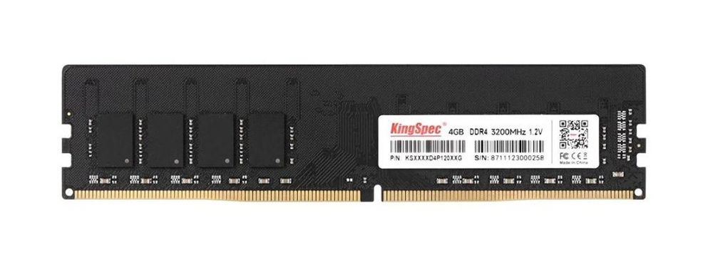 KingSpec Оперативная память DDR4 PC4 1x4 ГБ (KS3200D4P12004G) #1