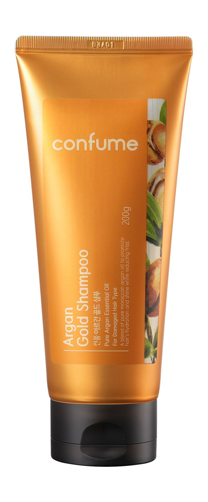 CONFUME Шампунь для волос Argan Gold Shampoo, 200 г #1