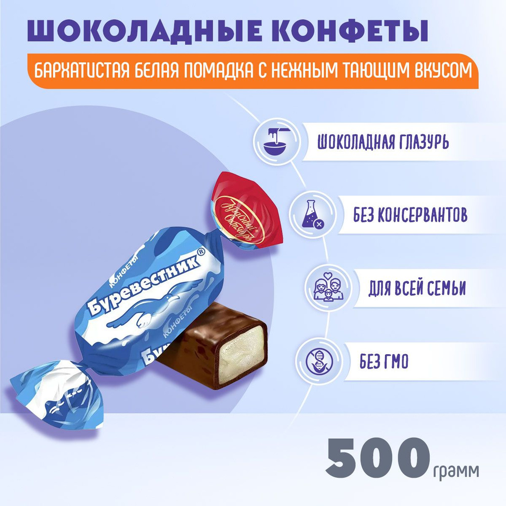 Конфеты Буревестник 500 грамм Красный октябрь #1