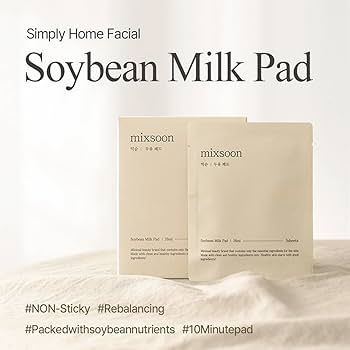 УВЛАЖНЯЮЩИЕ ПЭДЫ С ЭКСТРАКТОМ СОИ ДЛЯ ЛИЦА MIXSOON soybean milk pad  #1