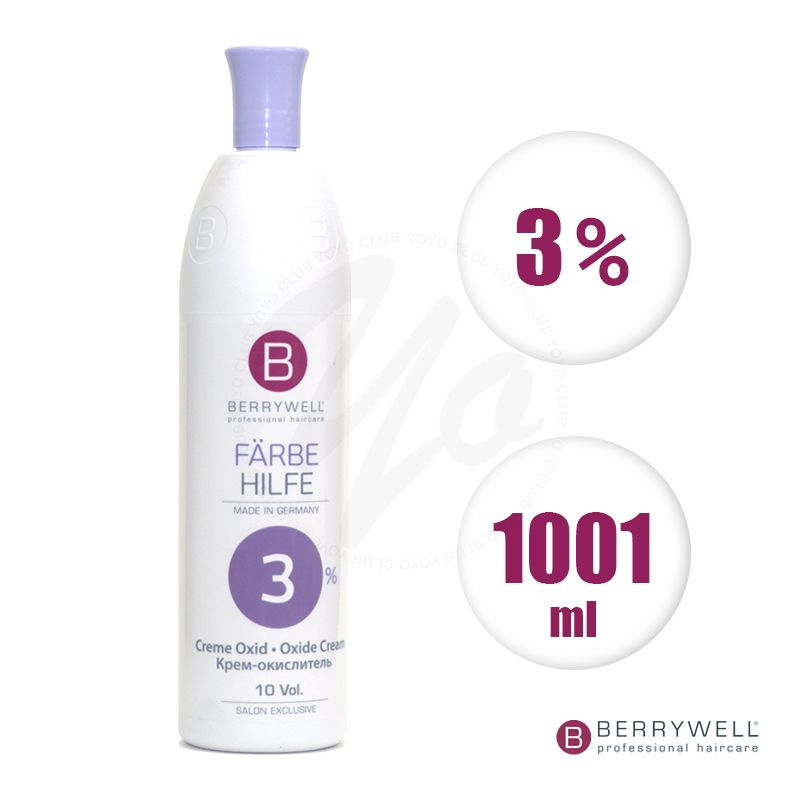 Berrywell крем-окислитель 3% Farbehilfe, 1001 мл #1