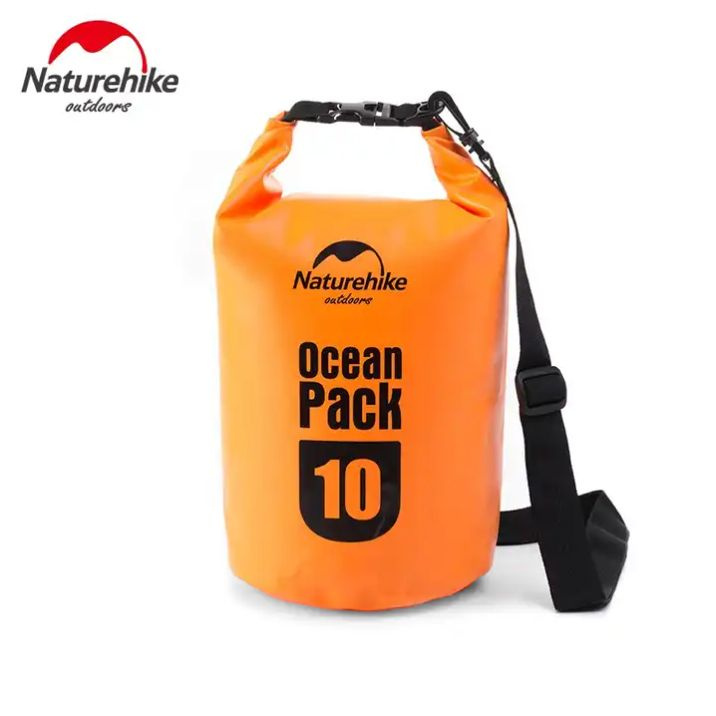 Гермомешок Naturehike Ocean Pack 10 л. (оранжевый) #1