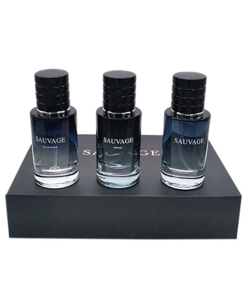 Подарочный мужской набор SAUVAGE 3x30 ml #1