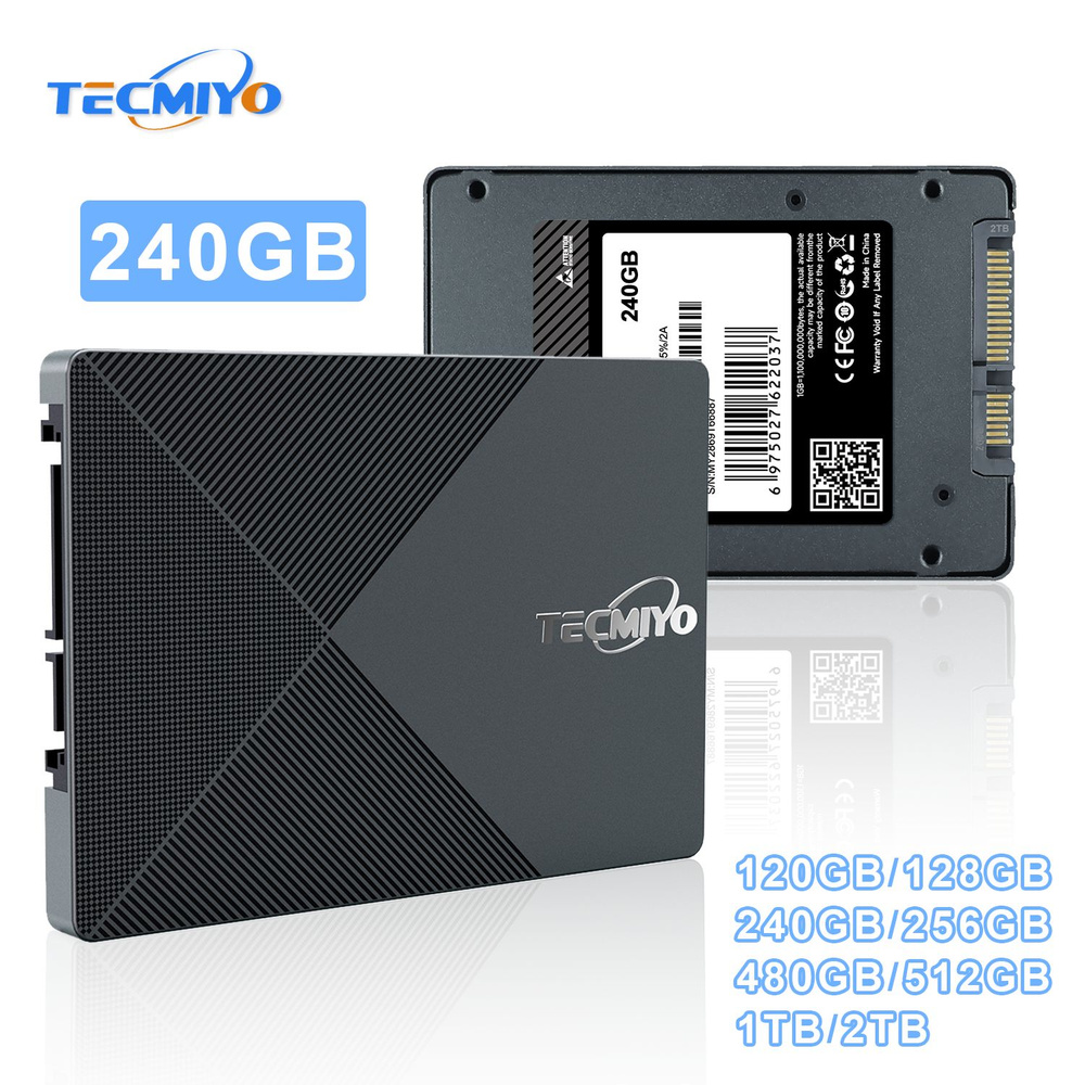 TECMIYO 240 ГБ Внутренний SSD-диск SSD SATA 2.5  (SSD-SATA-240GB) #1