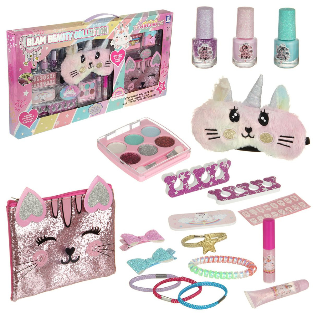Набор декоративной косметики для девочек, Veld Co / Детский косметический набор для макияжа  #1