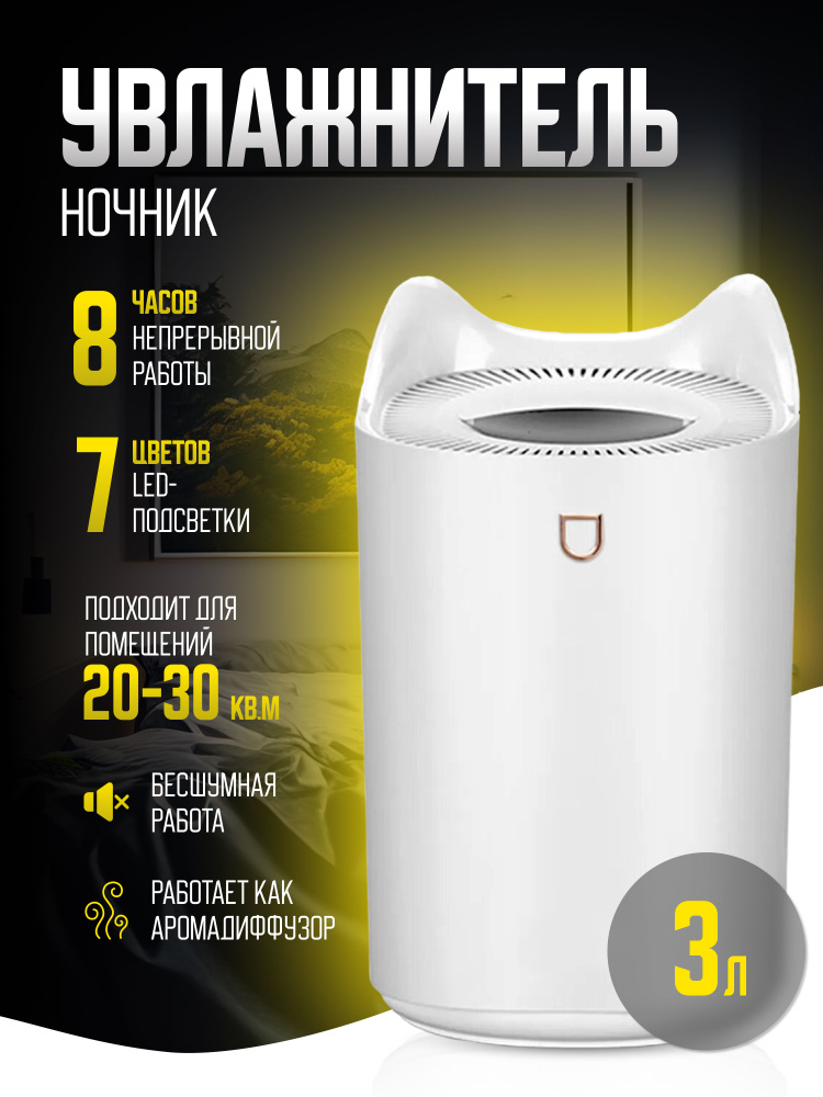 Smartmi Увлажнитель воздуха для дома настольный с аромадиффузором_беловатый  #1