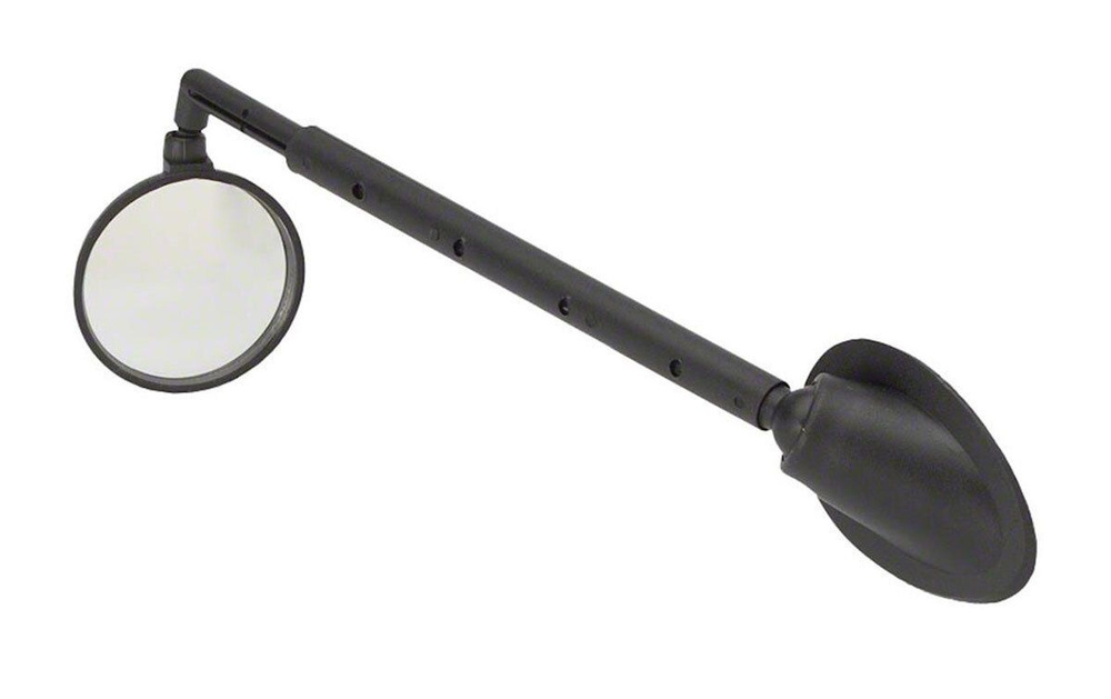 Зеркало заднего вида TRIX, крепление на шлем, увеличивающее, телескопическая стрела, вращение 360 , 38 #1