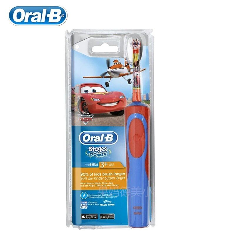 Oral-B Электрическая зубная щетка ORD12513K, синий, коричнево-красный  #1