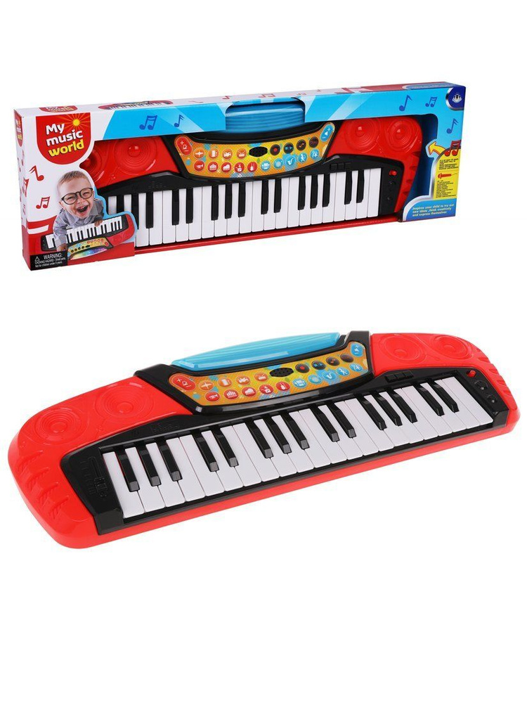 Синтезатор детский музыкальная игрушка музыкальный инструмент 37 клавиш  #1