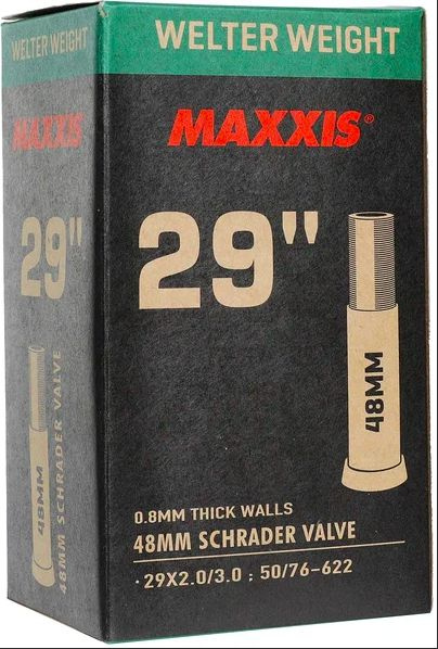 Камера велосипедная MAXXIS WELTER WEIGHT 29X2.0/3.0 авто ниппель #1