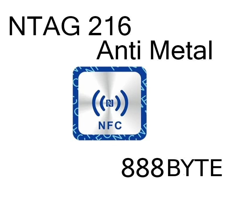 NFC метка NTAG 216 / перезаписываемая / Anti Metal #1