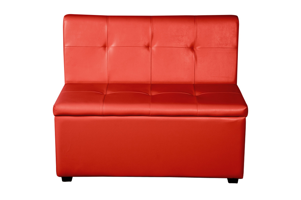 Кухонный диван Уют-1,2 Красный #1