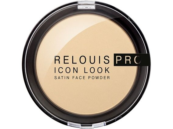 Компактная Пудра для лица Relouis PRO Icon Look Satin Face Powder #1