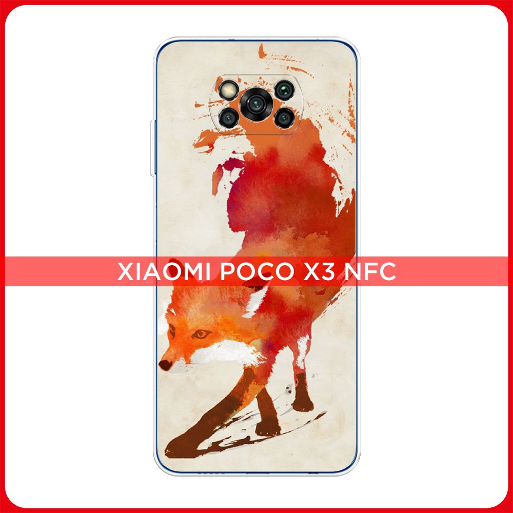 Силиконовый чехол на Xiaomi Poco X3/Poco X3 Pro / Сяоми Поко X3/Поко Х3 Про Лиса  #1