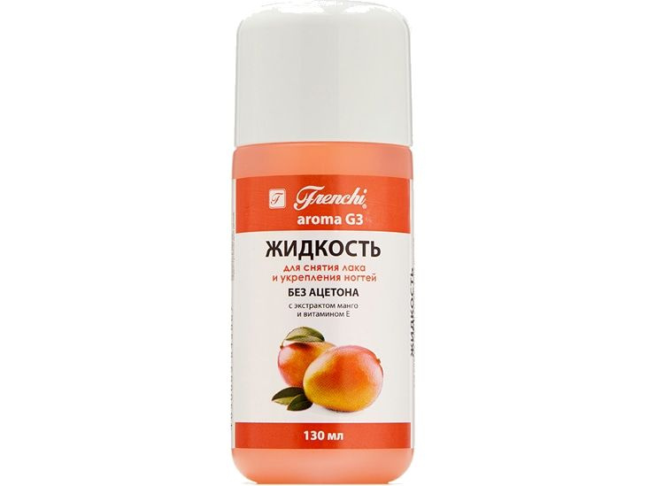 Жидкость для снятия лака и укрепления ногтей SMART ENAMEL Aroma G3 С экстрактом манго  #1