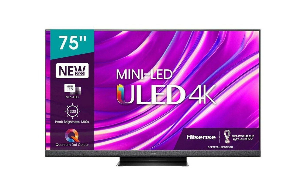 Hisense Телевизор 75U8HQ 75" 4K UHD, серый #1