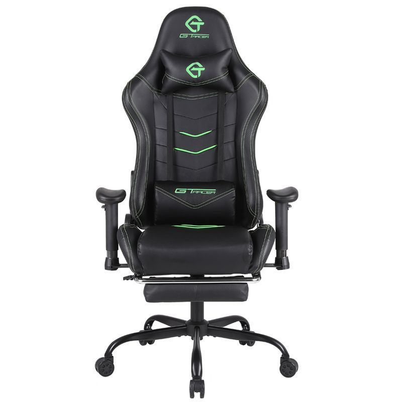 GT Игровое компьютерное кресло 302F_2, Зеленый #1