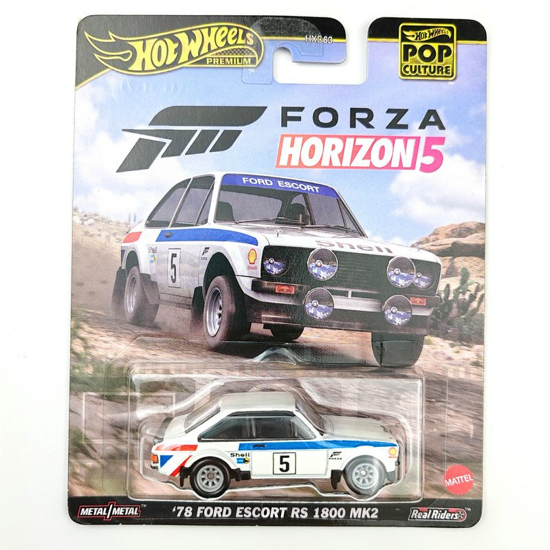 Машинка коллекционная Mattel Hot Wheels Премиум автомобиль Поп-культура :HXD63 78 Ford Escort RS 1800 #1