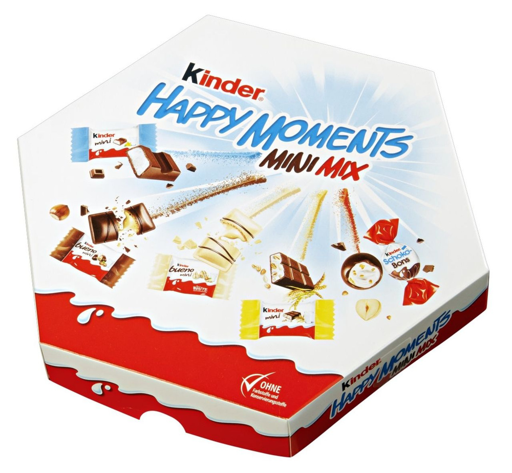 Подарочный набор Kinder Happy Moments Mini Mix 161 гр (Германия) #1