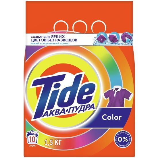 Tide Стиральный порошок Color, 1.5 кг #1