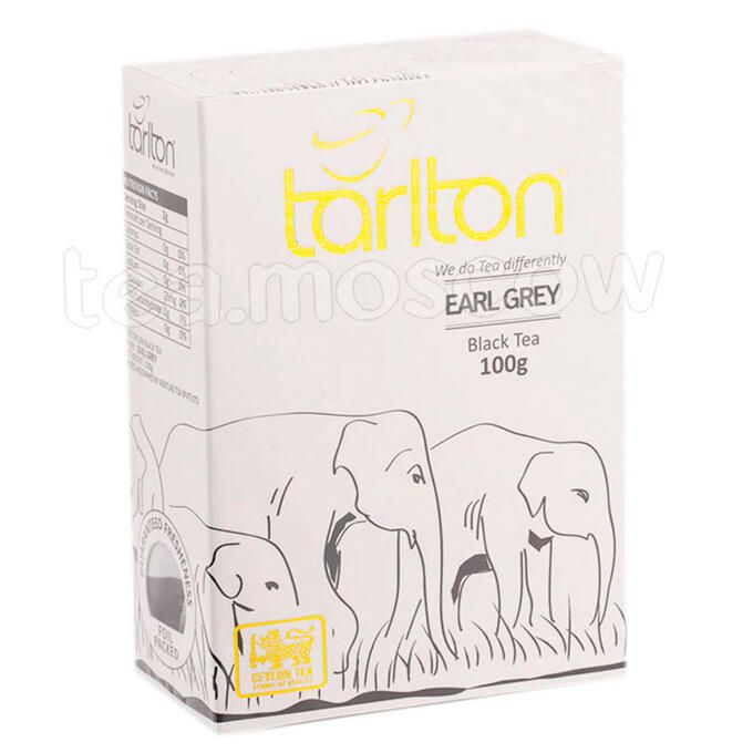 Чай черный листовой TARLTON EARL GREY, 100г, Шри-Ланка #1