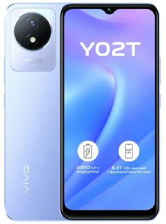 Vivo Смартфон Y02t  (4/64), Orchid Blue 64 ГБ #1